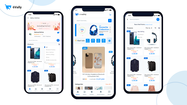 6valley Multi-Vendor E-commerce Mobile App, Web, Seller and Admin Panel
