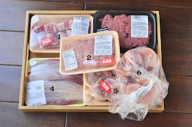  fresh meat from Japanese supermarket