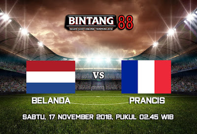 Prediksi Belanda vs Prancis 17 November 2018