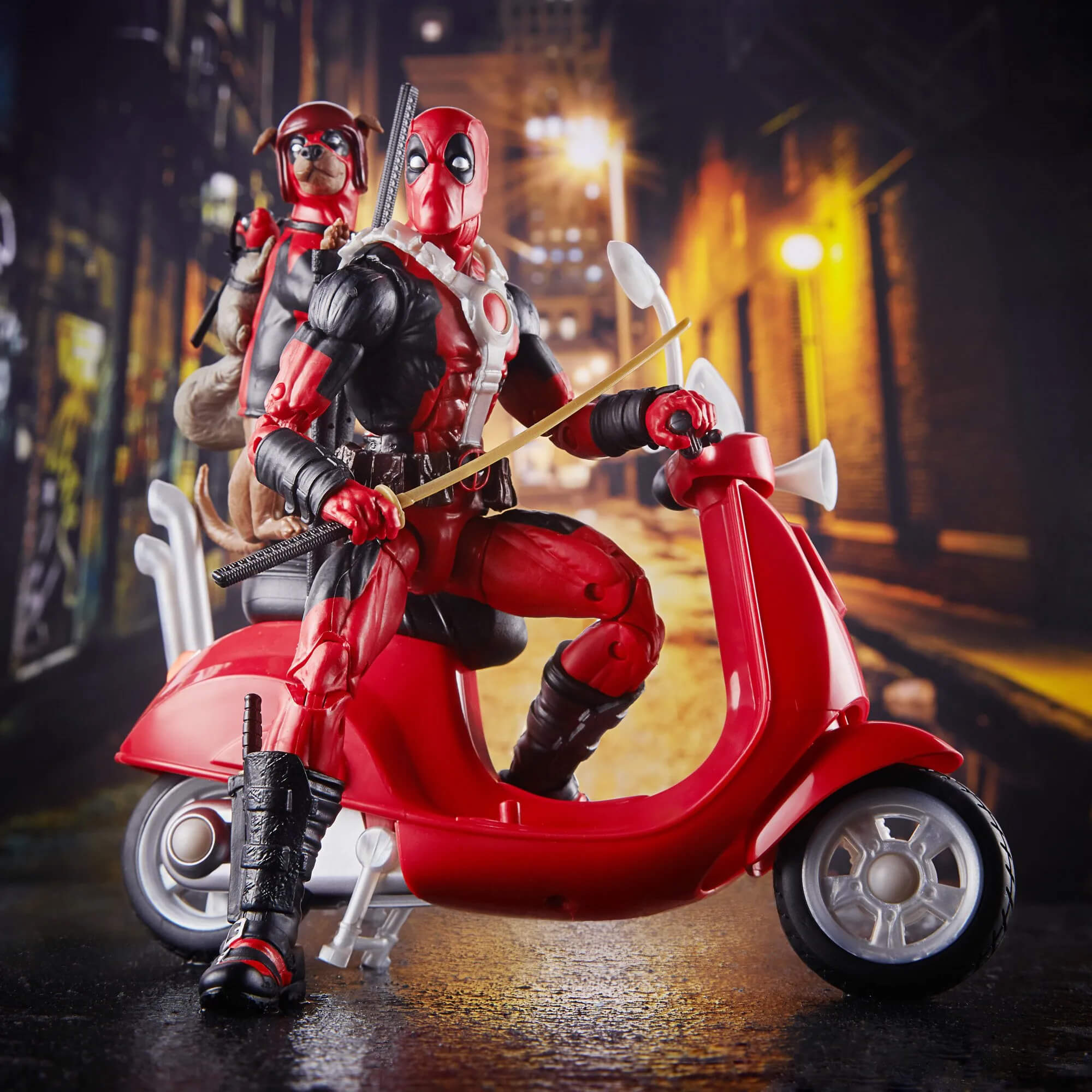 2. Marvel Legends Ultimate Deadpool Corps 6-Inch Action Figures with Scooter