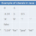java literals
