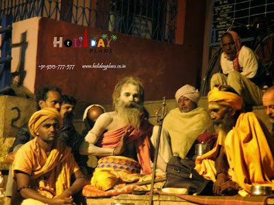 Another sadhu near ghat