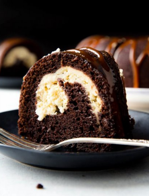 Chocolate Cream Cheese Bundt Cake