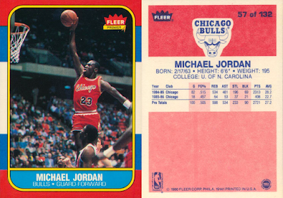 1986 Fleer - 57 - Michael Jordan