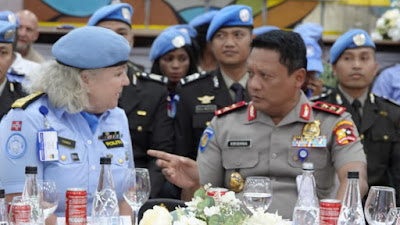 Beri Kontribusi Nyata Misi Perdamaian, UNMISS Beri Penghargaan Personel Polri.