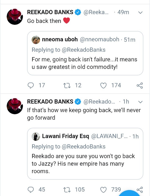 Check Out Reekado Banks’ Epic Response To Fan Who Wants Him Back In Mavin