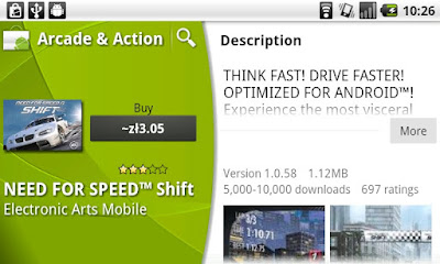 nowy android market - kupno aplikacji