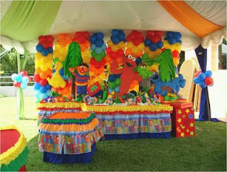 Elmo decoration for children parties