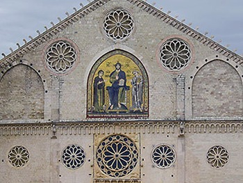 Duomo Spoleto otto rosoni