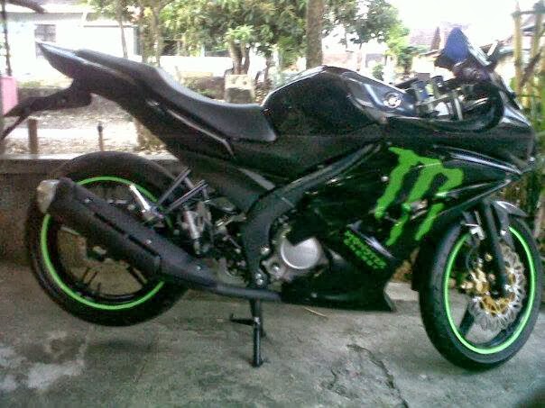 Modifikasi Yamaha Vixion Berstiker Monster  Yamaha Vixion 