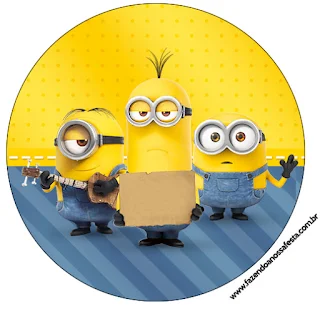 Minions Movie, Toppers or Free Printable Candy Bar Labels.