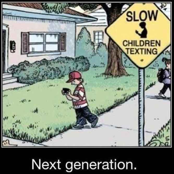 Next Generation - children texting - slow! - Funny Tech and IT Memes pictures, photos, images, pics, captions, jokes, quotes, wishes, quotes, SMS, status, messages, wallpapers