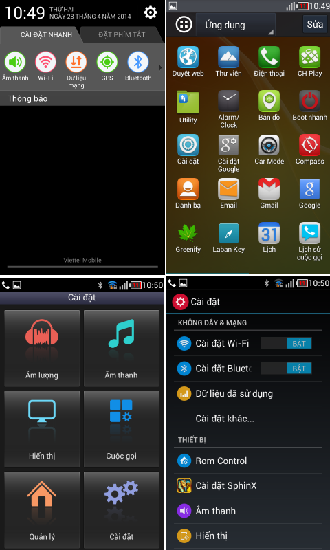 sky a760s custom rom