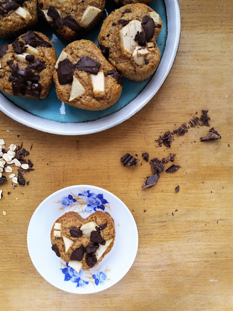 Zdrowe muffinki owsiane bez cukru bezglutenowe