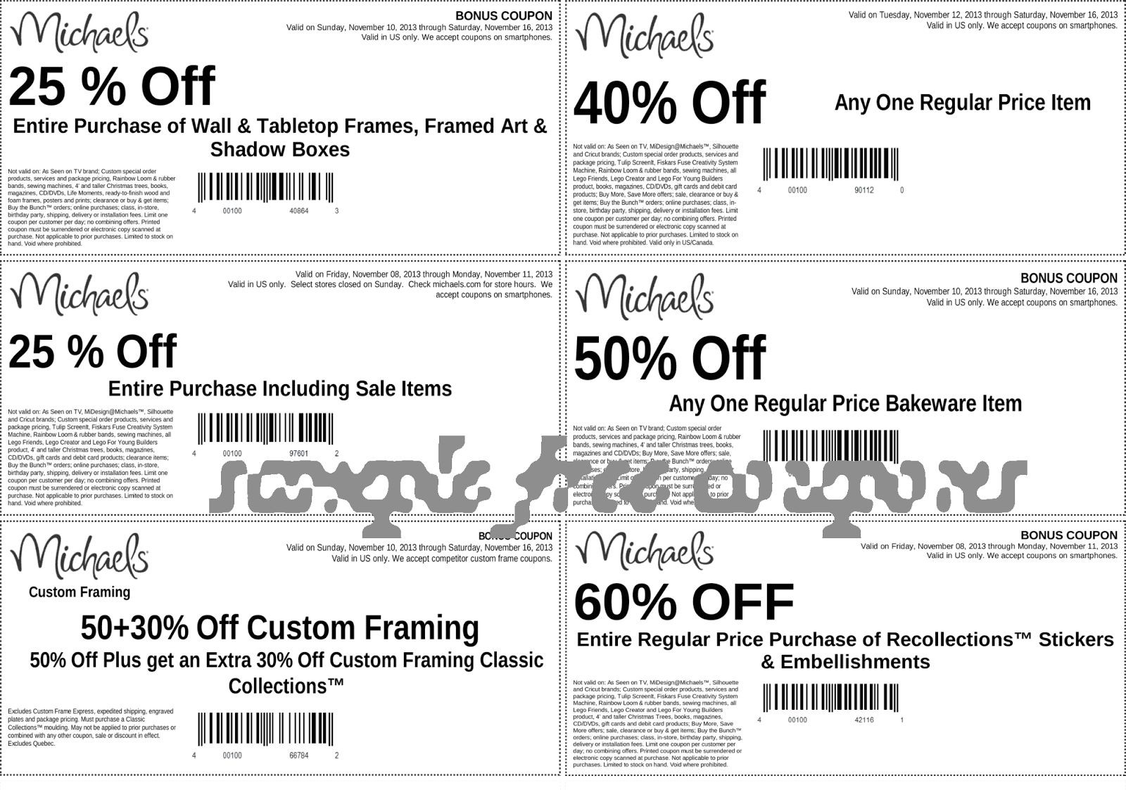 ... discount of 40 % on cricut accessories must print coupons for the ff