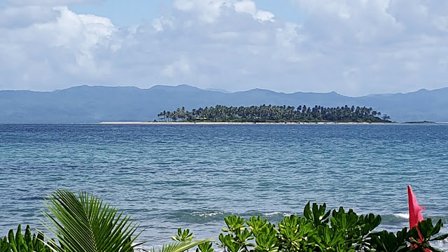 Dio Island as viewed from Patio Victoria in White Beach, San Jose, Tacloban City