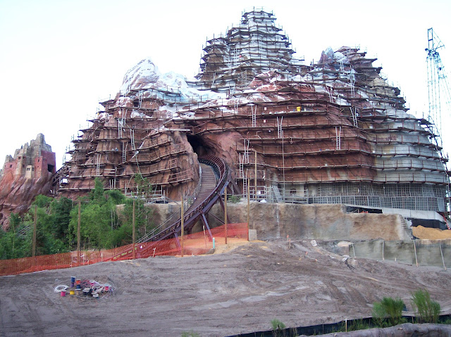 Expedition Everest Under Construction Disney's Animal Kingdom