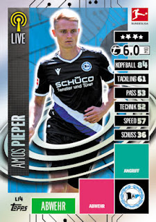 Topps Match Attax Bundesliga 2020-2021 DSC Arminia Bielefeld Set