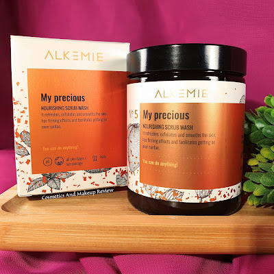 Alkemie - N° 5 My precious - Nourishing scrub wash (detergente e scrub nutriente)