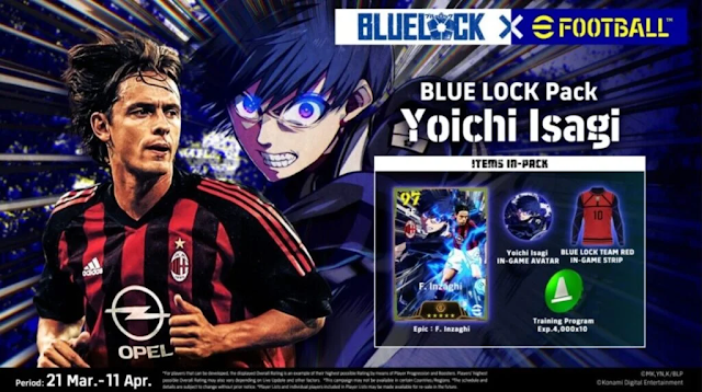 eFootball Collaboration with Japanese Anime Blue Lock