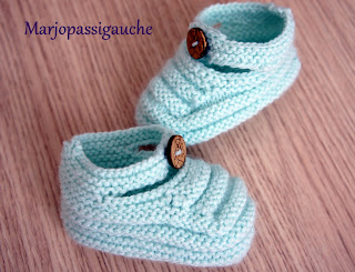 chaussons bébé tricot