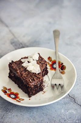 Kolač bez jaja - kokos kocke