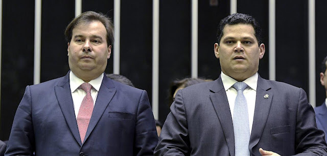 Bolsonaro Rodrigo Maia Davi Alcolumbre