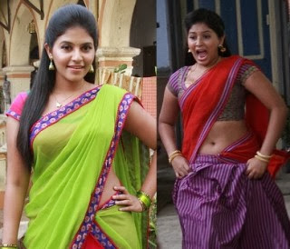 Anjali in Half Saree