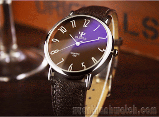 Đồng hồ nam dây da Yazole K2199B - Xuân Thạnh Wach