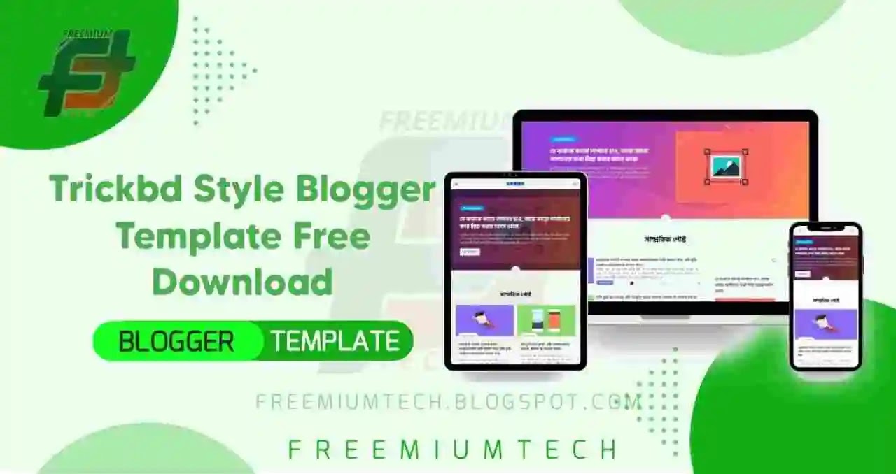 Trickbd (Clone) Style Blogger Template Free Download