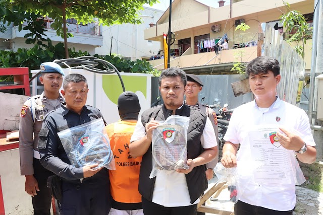 Satreskrim Polresta Balikpapan Ungkap Pemalsuan, Pembuatan dan Perakitan Pom Mini yang Tidak Sesuai Izin Resmi