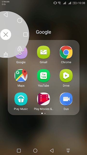 Navigation buttons on Huawei Honor 6A Pro