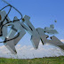 Digital 3D Arrow Graffiti Alphabet on Sky