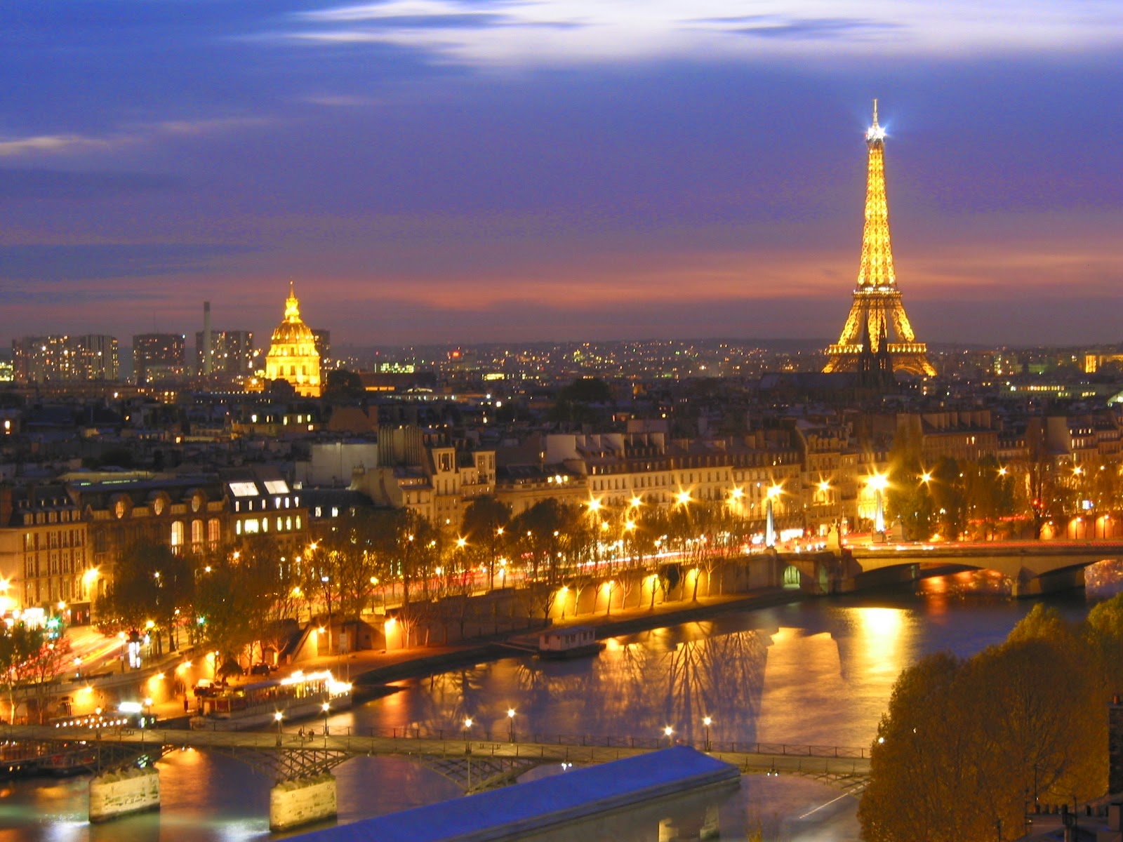 Foto Pemandangan Indah Menara Eiffel Prancis » Foto Gambar 
