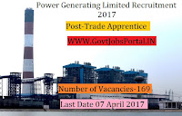 Power Generating Limited Recruitment 2017– 169 Trade Apprentice