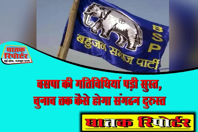बसपा की गतिविधियां पड़ी सुस्त, चुनाव तक कैसे होगा संगठन दुरुस्त