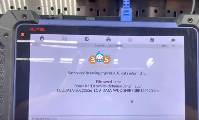 Autel IM608 Clone Mercedes ME9.7 ECU 12