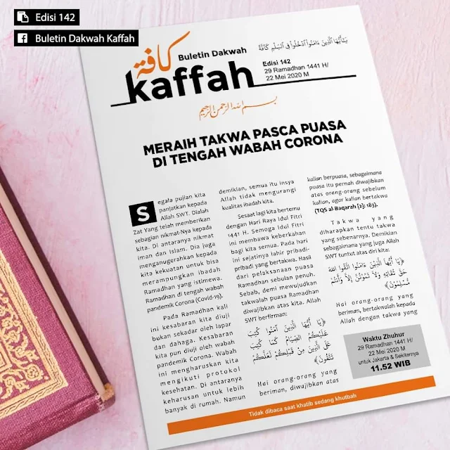 Buletin Kaffah, No. 142 (29 Ramadhan 1441 H-22 Mei 2020 M)