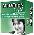 Crie Meta-Tags automaticamente/instantaneamente com o Ebook Meta-Tags Fácil