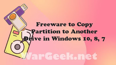 Copy Partition to Another Drive in Windows 10, 8, 7