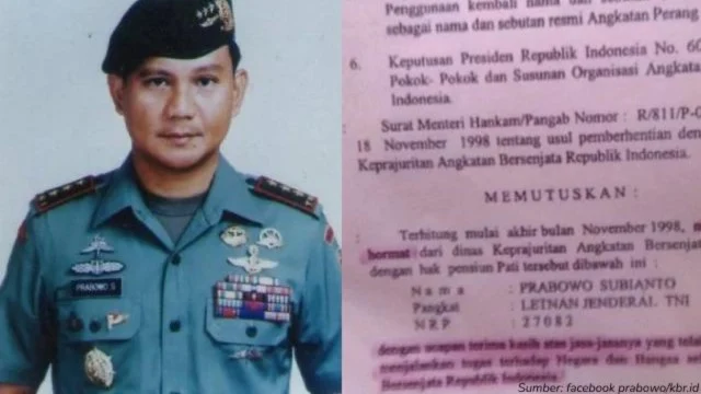 Prabowo Pernah Diberhentikan Dari Militer, Tapi Diberi Gelar Jenderal Kehormatan, PBHI: Melanggar Hukum!