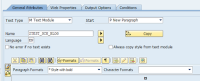 Text Types used in Smartforms