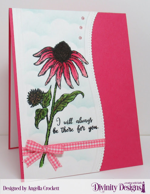 Divinity Designs LLC Forever Friends and Leafy Edged Borders Dies, Card Designer Angie Crockett