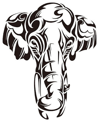 Tribal-Elephant-Head-Tattoo-Design