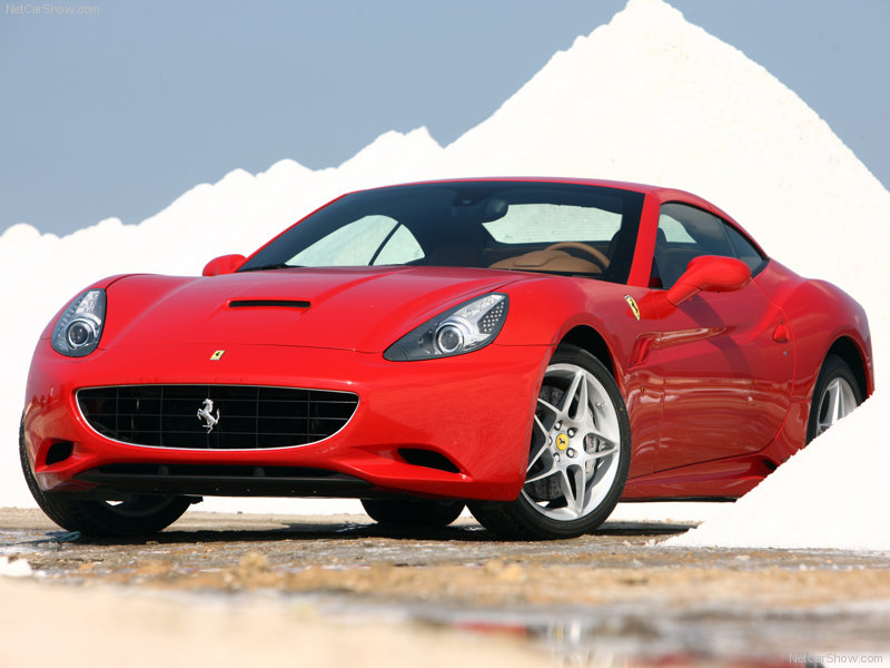 The Ferrari California made its official debut at the 2008 Paris Show after