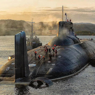 Den gigantiska ubåten, byggd av Sovjetunionen 1981, är den största ubåten som någonsin byggts i världen.