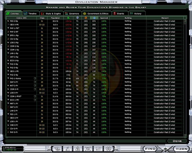 Galactic Civilizations 2 Planet List