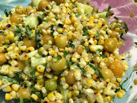 Picture of ground cherry corn salad