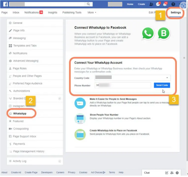 Cara Menambah Butang WhatsApp Pada Halaman Facebook