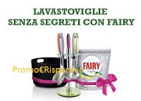 Logo Concorso gratuito :gioca e con Fairy vinci 8 kit da cucina
